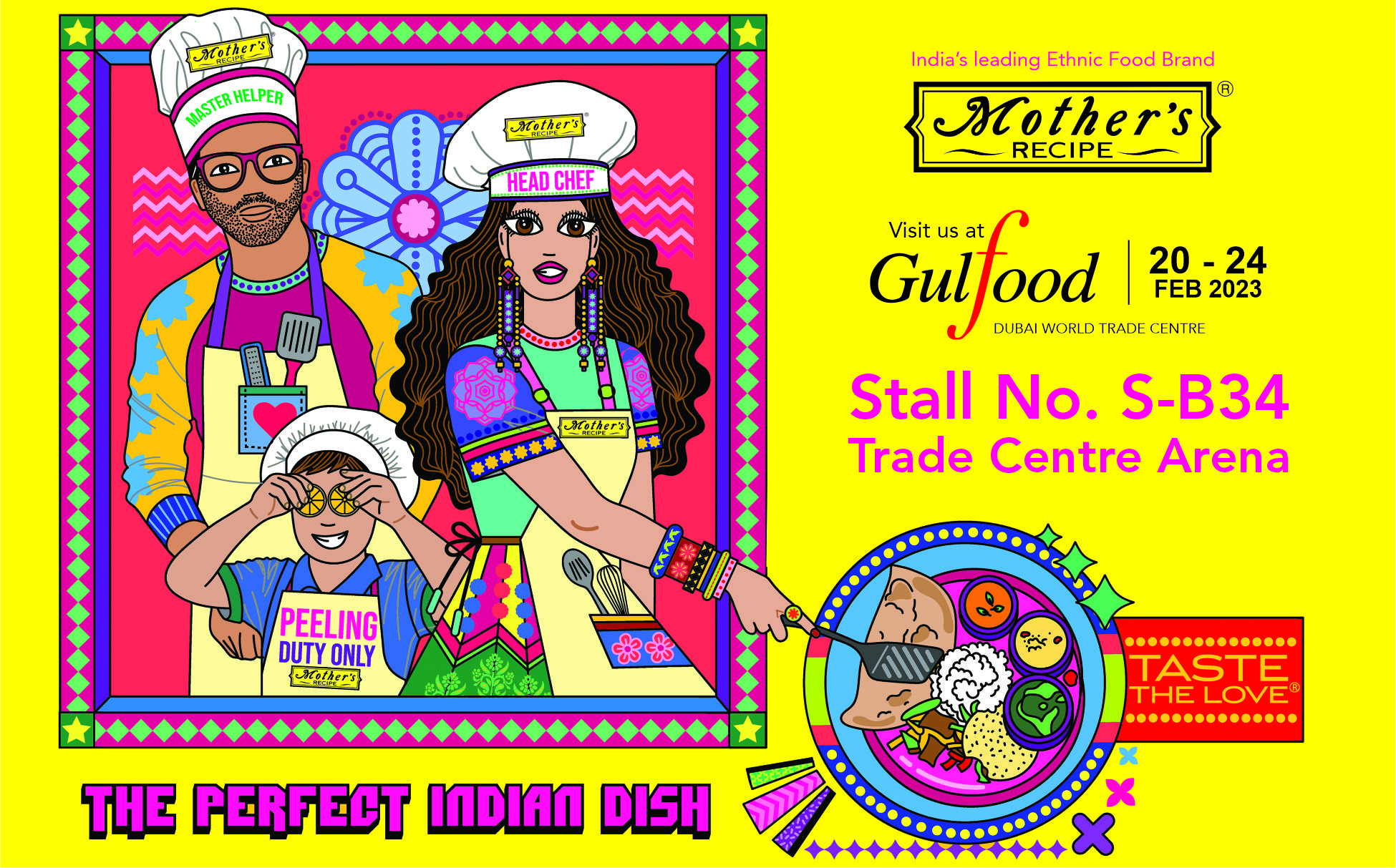 Mother’s Recipe brings a taste of Indian culture to Gulfood 2023 one of the World’s largest Food Exhibition in Dubai, UAE